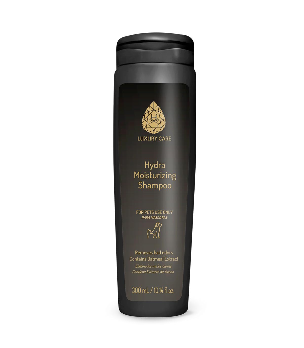 Hydra Luxury Care Moisturizing Dog Shampoo, Pet Grooming Shampoo Infused with Hydrating Oatmeal Extract, 10.14-Ounce Bottle