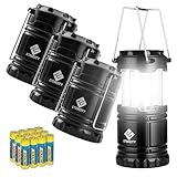 Etekcity Camping Lanterns for Power Outages 4 Pack...