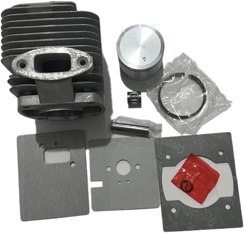 Universal Cylinder Piston Assembly Compatible with 1E48FP Blower 2 Stroke Cylinder Rings Pin Clips Earth Drills Aftermarket Replacement