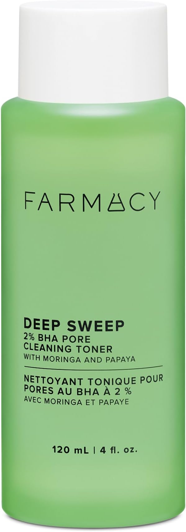 Farmacy Deep Sweep 2% BHA Toner for Face - Pore Cleaner and Facial Exfoliator with Salicylic Acid (120 ml)