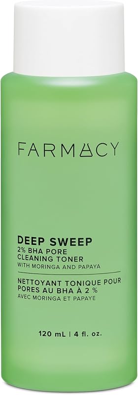 2% Salicylic Acid Toner for Face - Deep Sweep BHA Liquid Exfoliant + Pore Cleaner - Controls Oil, Gently Exfoliates + Refines Pores - Skin Care for Combo, Oily + Blemish-Prone Skin - (120ml)