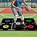 Lljsszr Basketball Training Mat Mute Rubber Agility Footstep Training Mat for Kids Adults to Improve Speed, Strength and Coordination, Style D 120cmx89cm