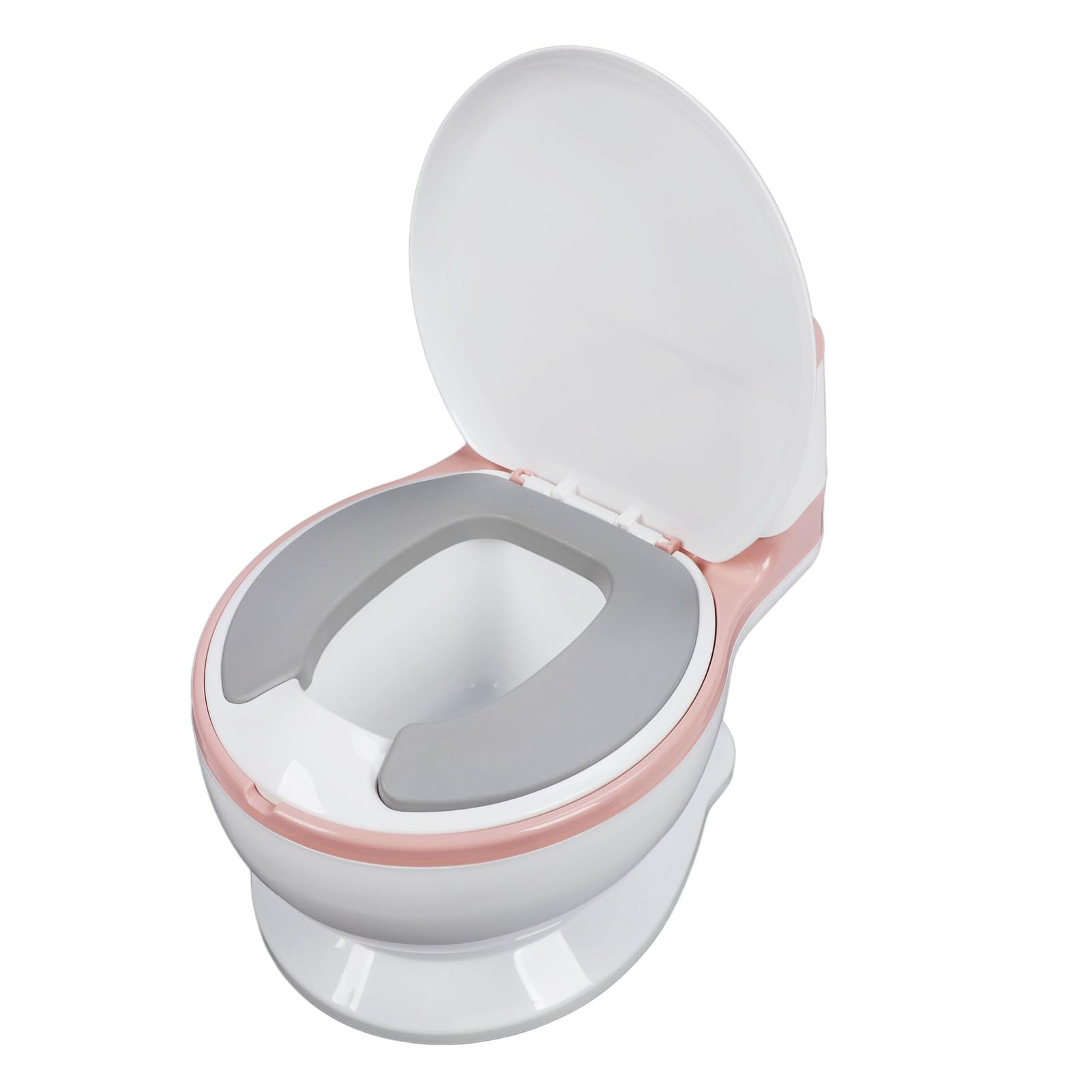 Ausla Vasino per Bambini, WC Portatile in Plastica, Vasino per Bambini, con Vasca Rimovibile e Cuscino, Design Regolabile, per Viaggi e Uso Domestico (PINK)