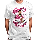 Dräke God's Plan T Shirt to Matching Jordan 12 GS Vivid Pink White Shirts Hip-Hop Tshirts Sneakers...