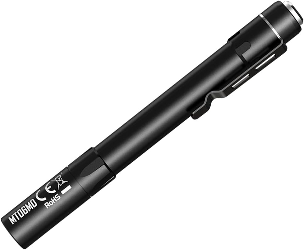 Pen Light, RISEMART Nurse LED Medical Penlight with Pupil Gauge