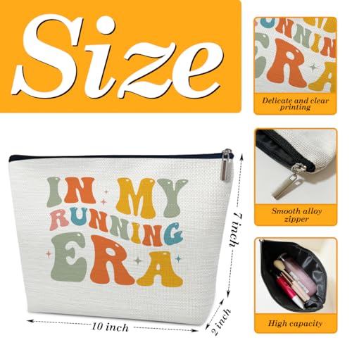 Running Gift Makeup Bag, In My Running Era Bag, Women Cosmetic Bag for Purse, Gifts for Sports Marathon Lovers, Runner Gym Stuff2