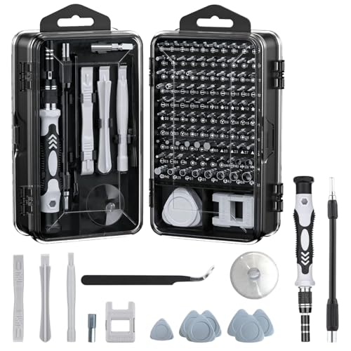 Image of VIKINGS 115-in-1 Precision Screwdriver Set Professional Magnetic Wrench Bits Repair Tool Kit with Portable Case for Electronics, Mobile, Laptop, PC, Watch, Game Console & DIY Household Repairs (Black)