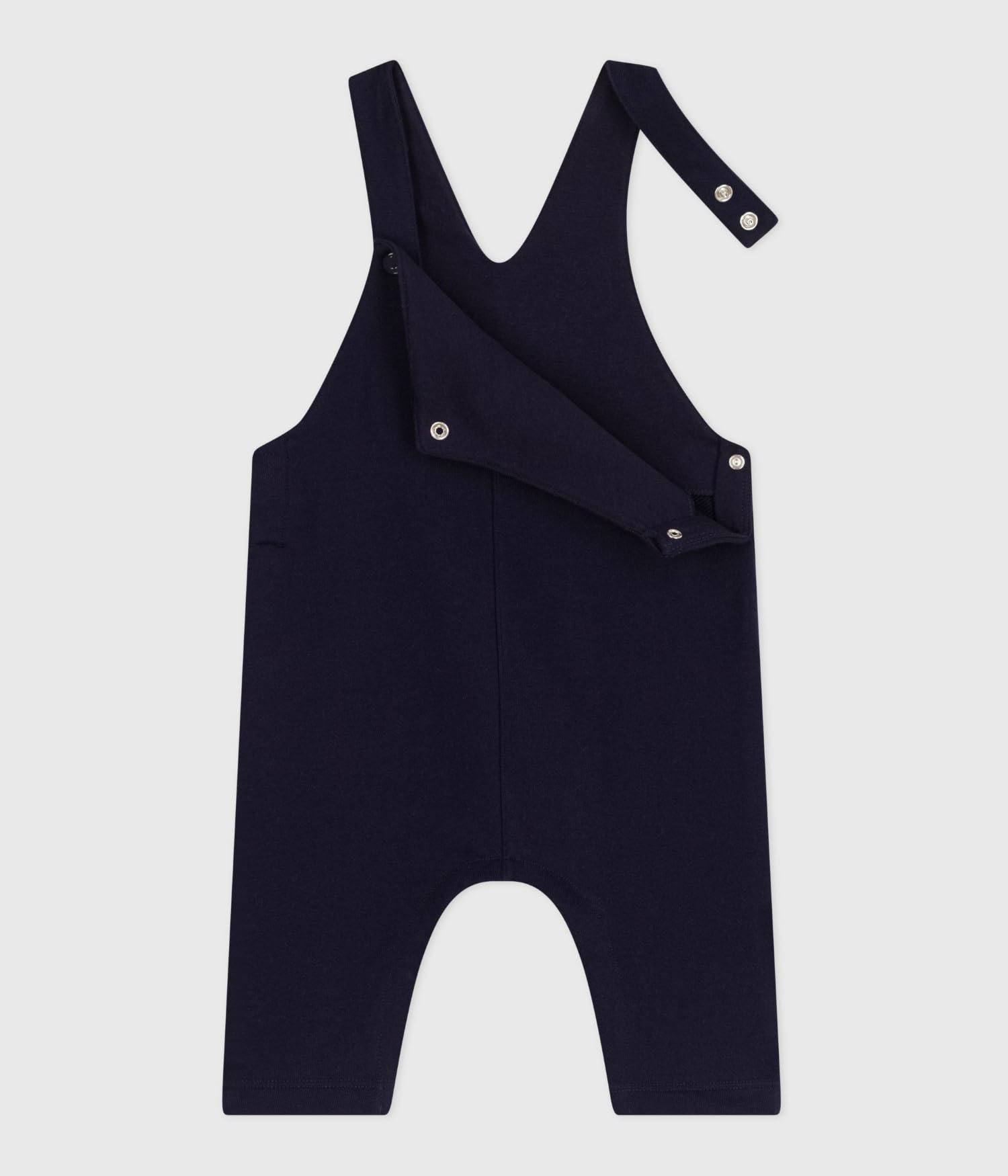 Petit Bateau Salopette Bébé En Coton Jambes Longues Unie A0dxd01 Abbigliamento GIORNO Bimbo 0-24 (Pacco da 1)
