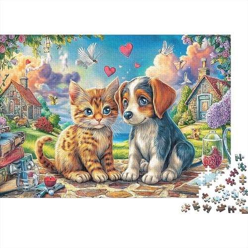 Rompecabezas de 1000 piezas Pet Adventure, ideal para tardes de relax en casa