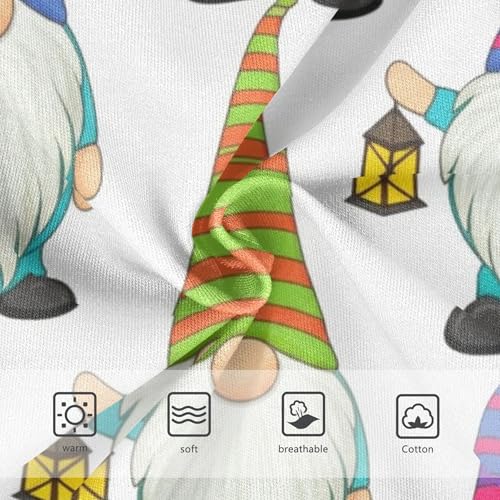 Durable Toddler Underwear Floral 2t Cotton Panties Little Girl Cute Colorful Gnomes White Briefs Underpants3