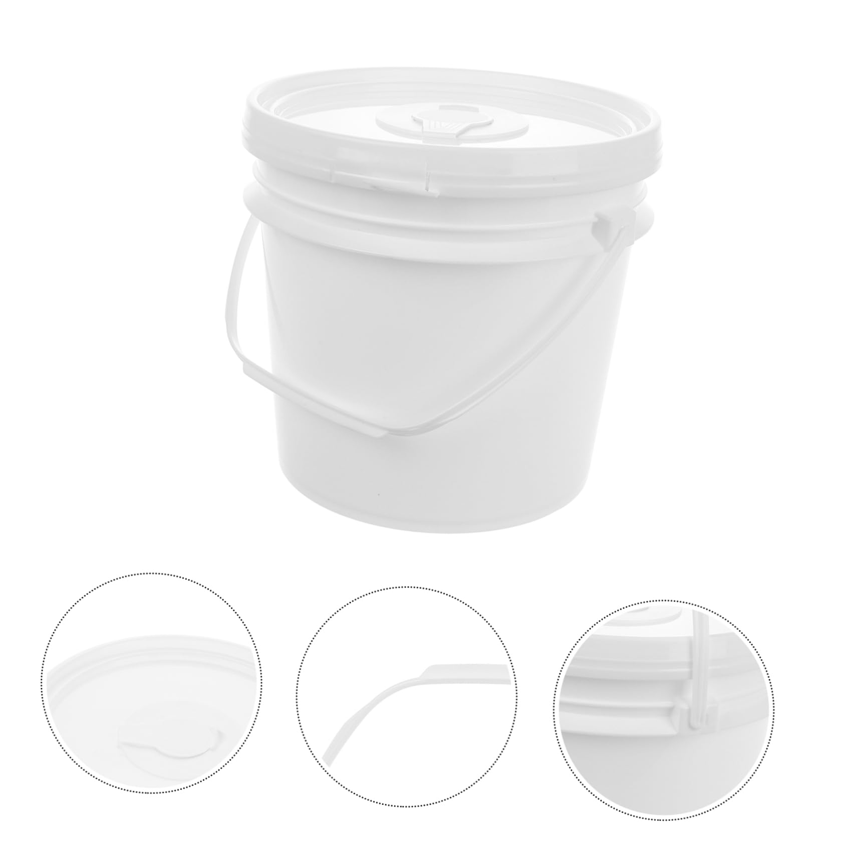 SOLUSTRE Cubo de Toallitas Húmedas Portátil Asa Contenedor para Toallitas Húmedas para Baño para Uso Diario Casa o Viaje