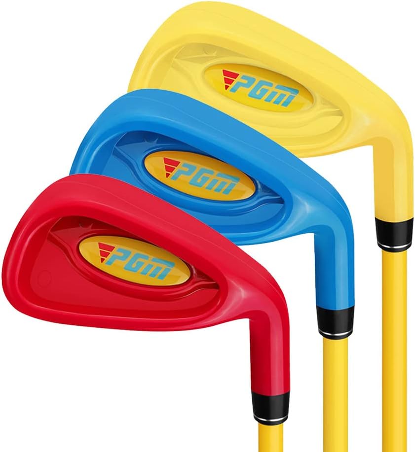 Golf Club Iron Beginner Golf Clubs Kids Outdoor Sports Golf Learning Golf Irons for Toddler Age 2-5