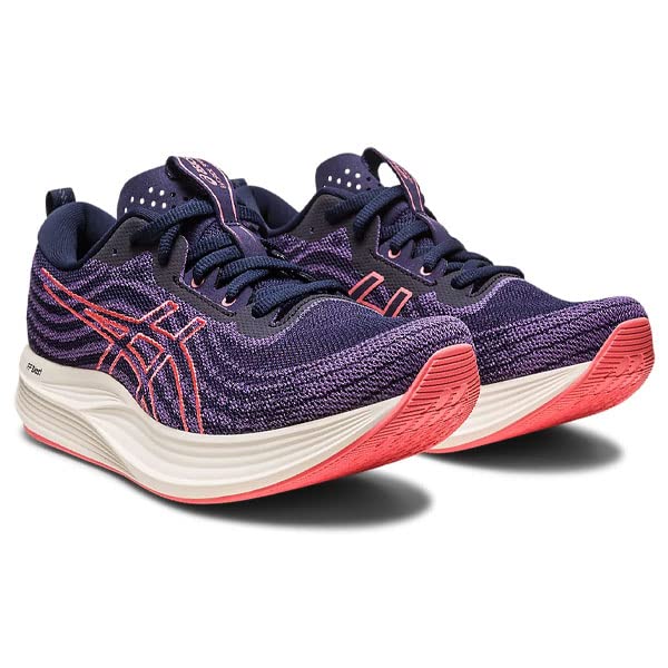 ASICS Damen EVORIDE Speed Sneaker, Mitternacht/Weiss, 40 EU