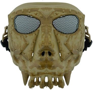 Tactical Mask Airsoft Gear Accessories Outdoor Shooting Face Guard Shooting Mask Tactical Mask - Dried Bone