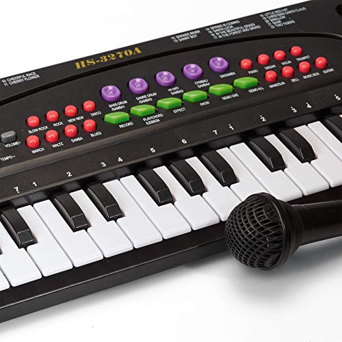 Tobar Elektronisch toetsenbord en karaokemicrofoonset, zwart - Image 7