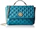 Anne Klein Dressed to Quilt Medium Shoulder Bag, Lagoon/Lagoon