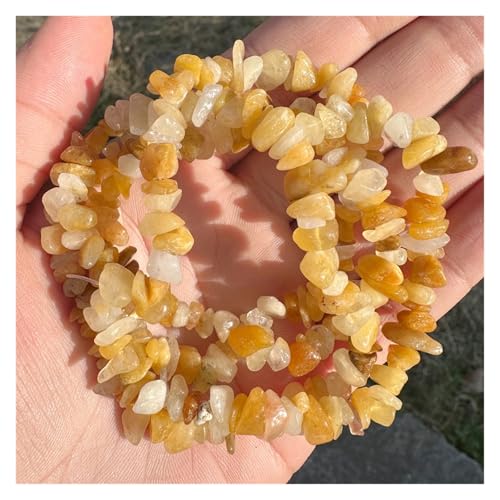 Perles en améthyste et citrine de 80cm pour création de bijoux