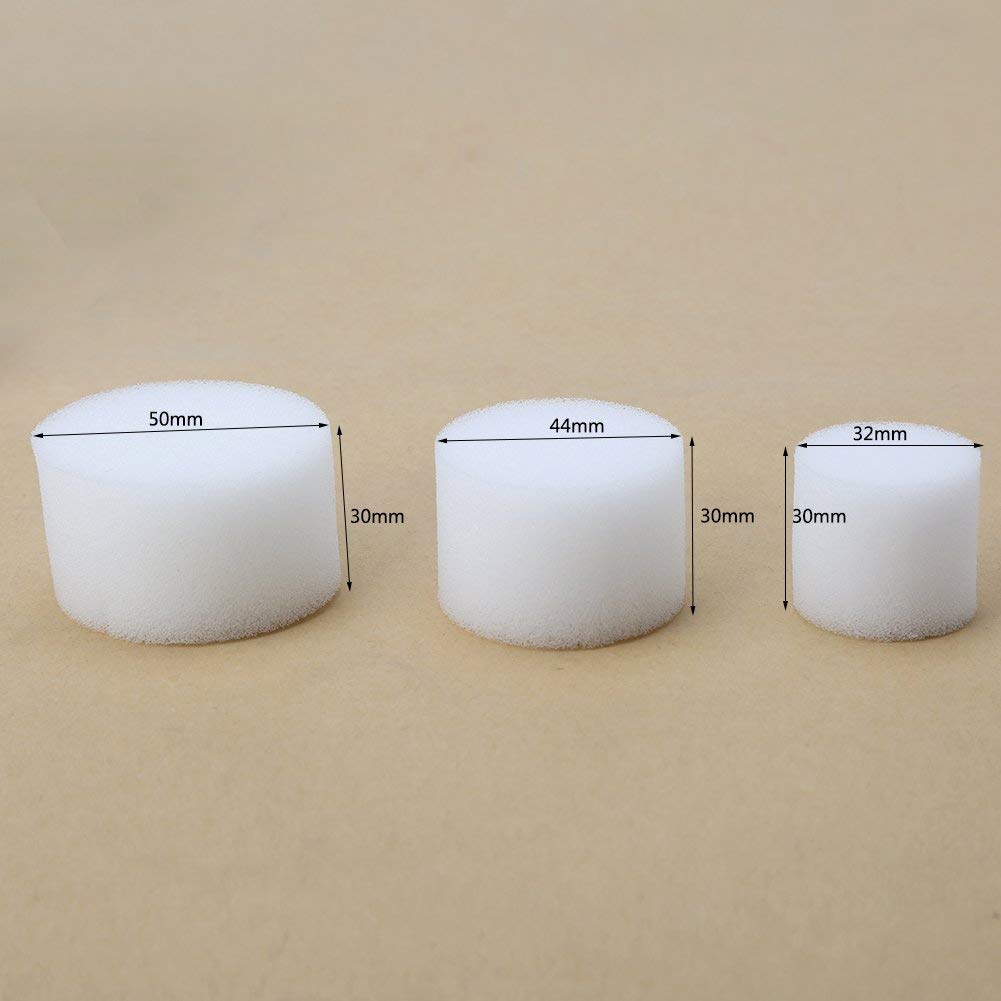 Viagasafamido 50 Unidades Esponjas Hidropónicas para Cultivo Sin Suelo - Esponjas para Plantones de Vegetales, Jardinería Y Germinación (44 X 30 Mm)