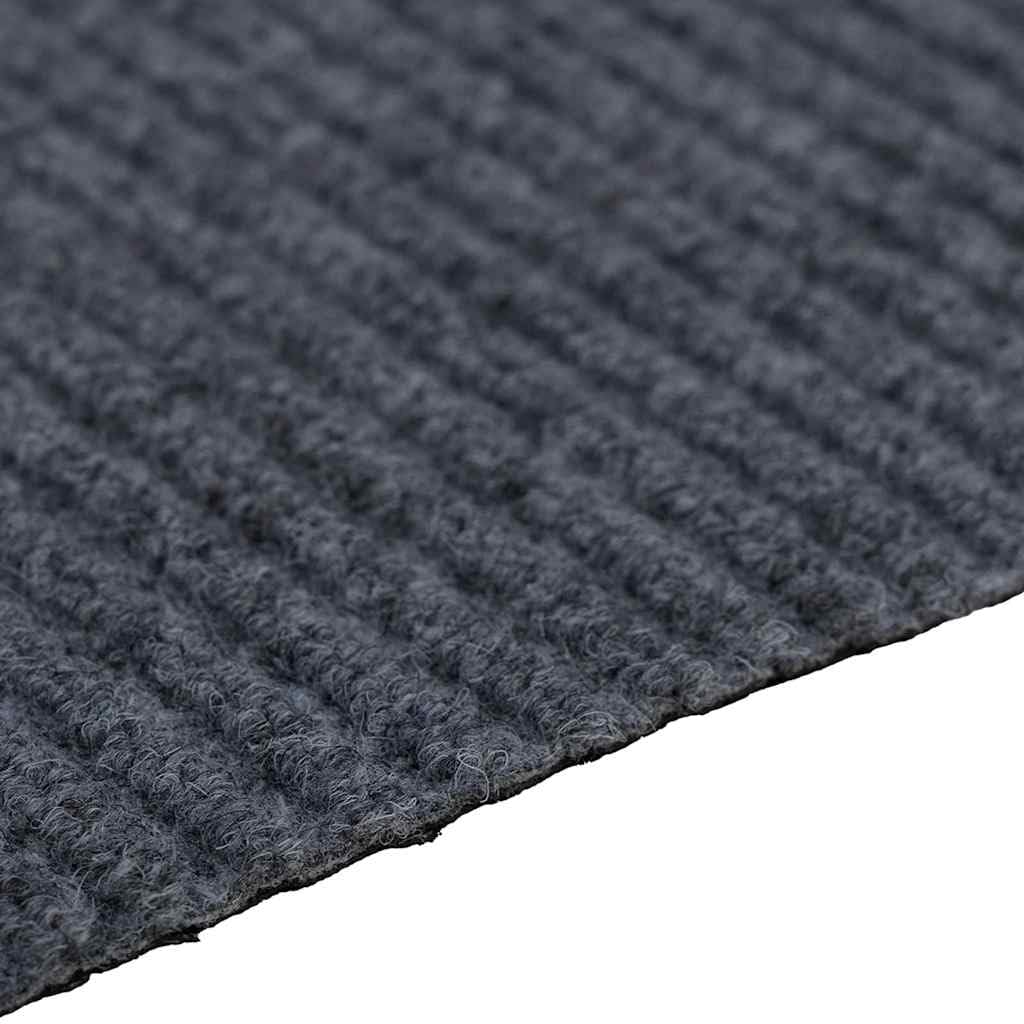 Chodnik dywanowy, szary, 80 x 200 cm, materiał, antypoślizgowy i łatwy w pielęgnacji, nadaje się do salonu, sypialni, korytarza, kuchni, nadaje się do ogrzewania podłogowego, nowoczesny