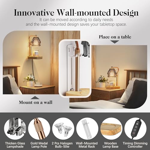 Candle Warmer Lamp with Timer Dimmer - image 4