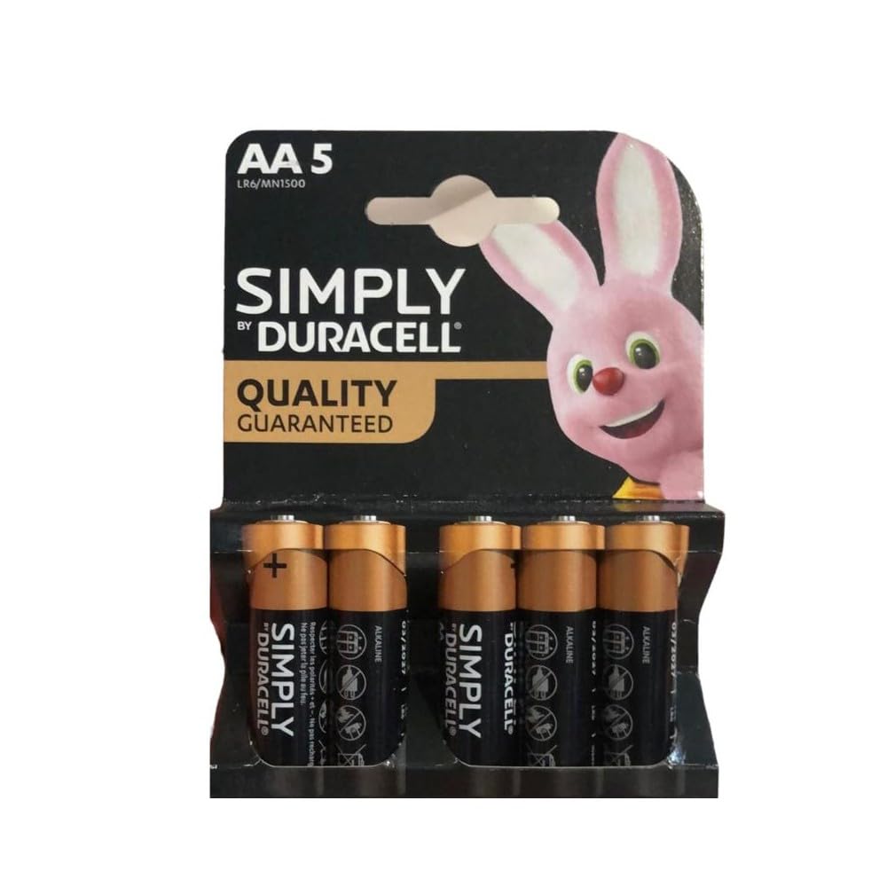 DURACELL SIMPLY AA B5 STILO MN1500 ALCALINA