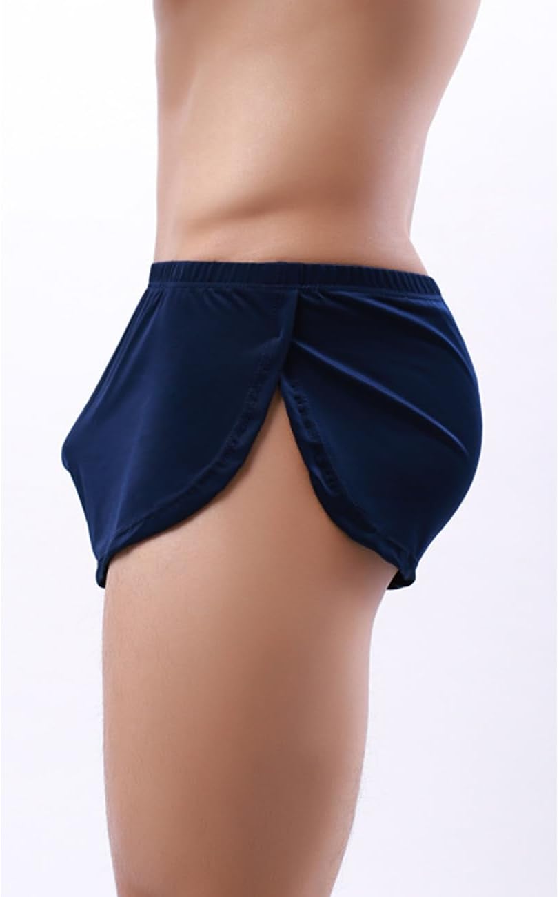 Mens Sexy Large Split Side Active Shorts Boxer Briefs Underpants - Image 2