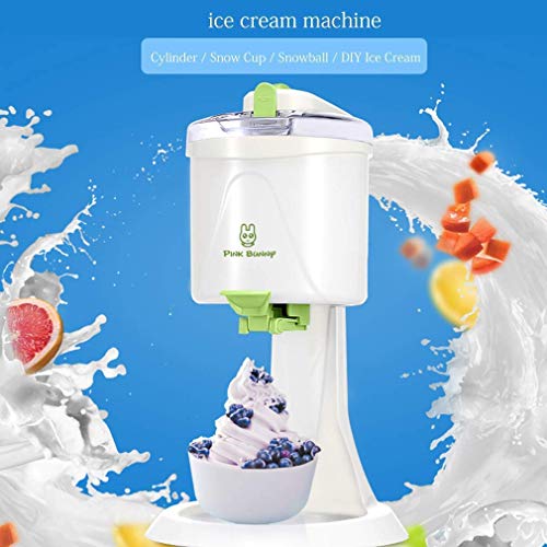 LLSS Eismaschine, Home DIY Küche Vollautomatische Mini-Obst-Softeismaschine Einfache One-Push-Bedienung – Bild 3