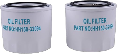 Miniatura 3 de DVPARTS 2 filtros de aceite HH150-32094 compatibles con tractores Kubota BX2200D BX22D BX23D B2100 B2150 B2301 B2320 B2400 B2410 B20 B21 B26