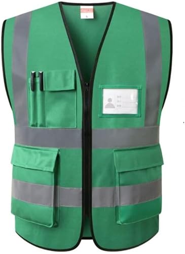 Miniatura 7 de Habrur Chaleco de seguridad, chaleco de seguridad, chaleco de seguridad reflectante de alta visibilidad, chaleco reflectante para correr al aire