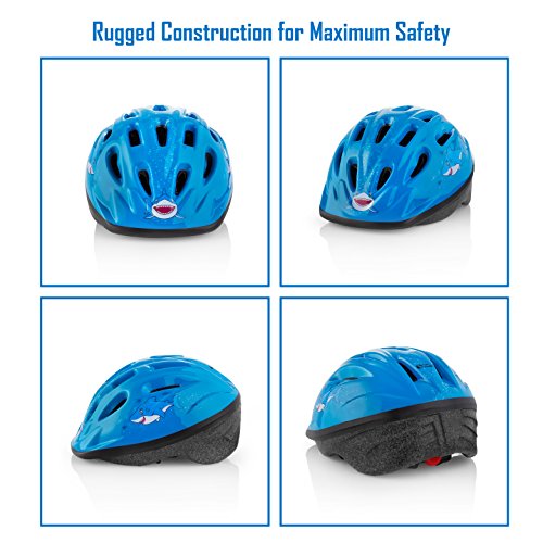 Team Obsidian: Kids Bike Helmet – Highly Adjustable from Toddler to Youth Size, Ages 3-8 Years Old – Breathable Kids Bicycle Helmet - Durable Toddler Bike Helmet for Boys and Girls - Thumbnail 4