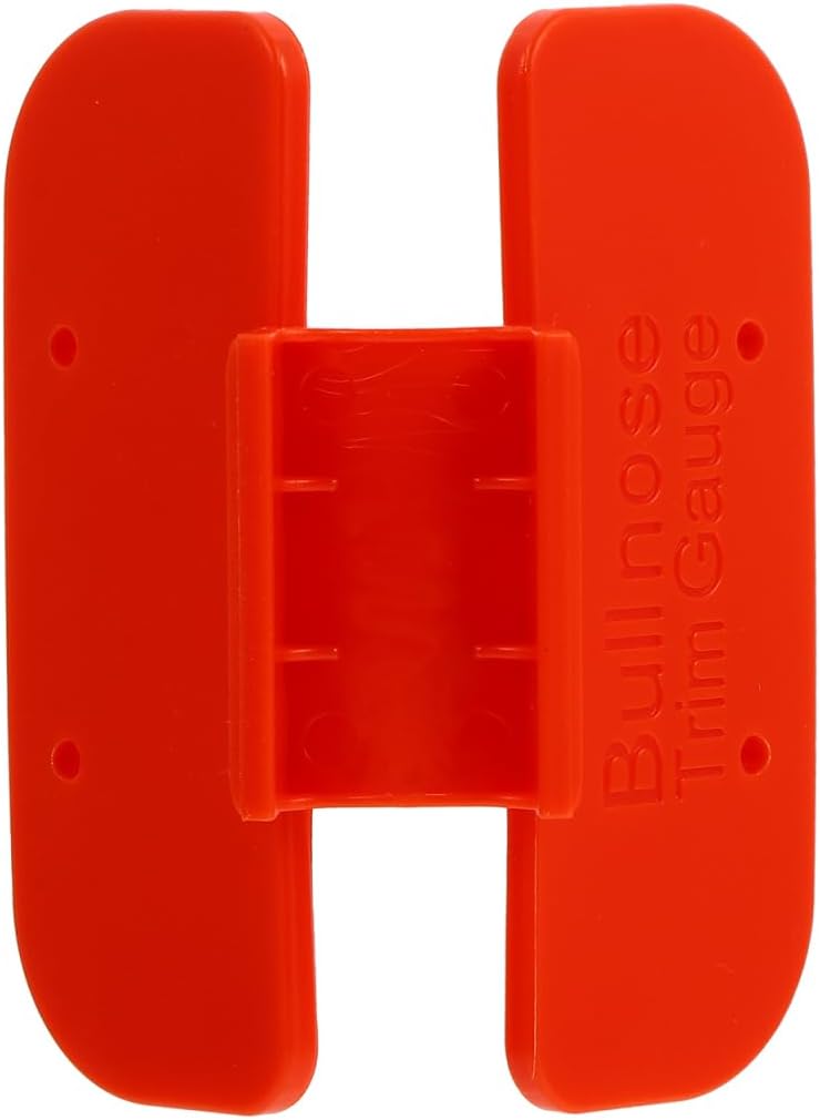 Bullnose Trim Gauge Lightweight Plastic Corner Marker for Accurate Baseboard and Chair Rail Molding Measurements and Easy to Use Woodworking Tool