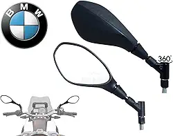 Retrovisor Bmw F800 Moto Honda Giro 360 RVG Lente Plana