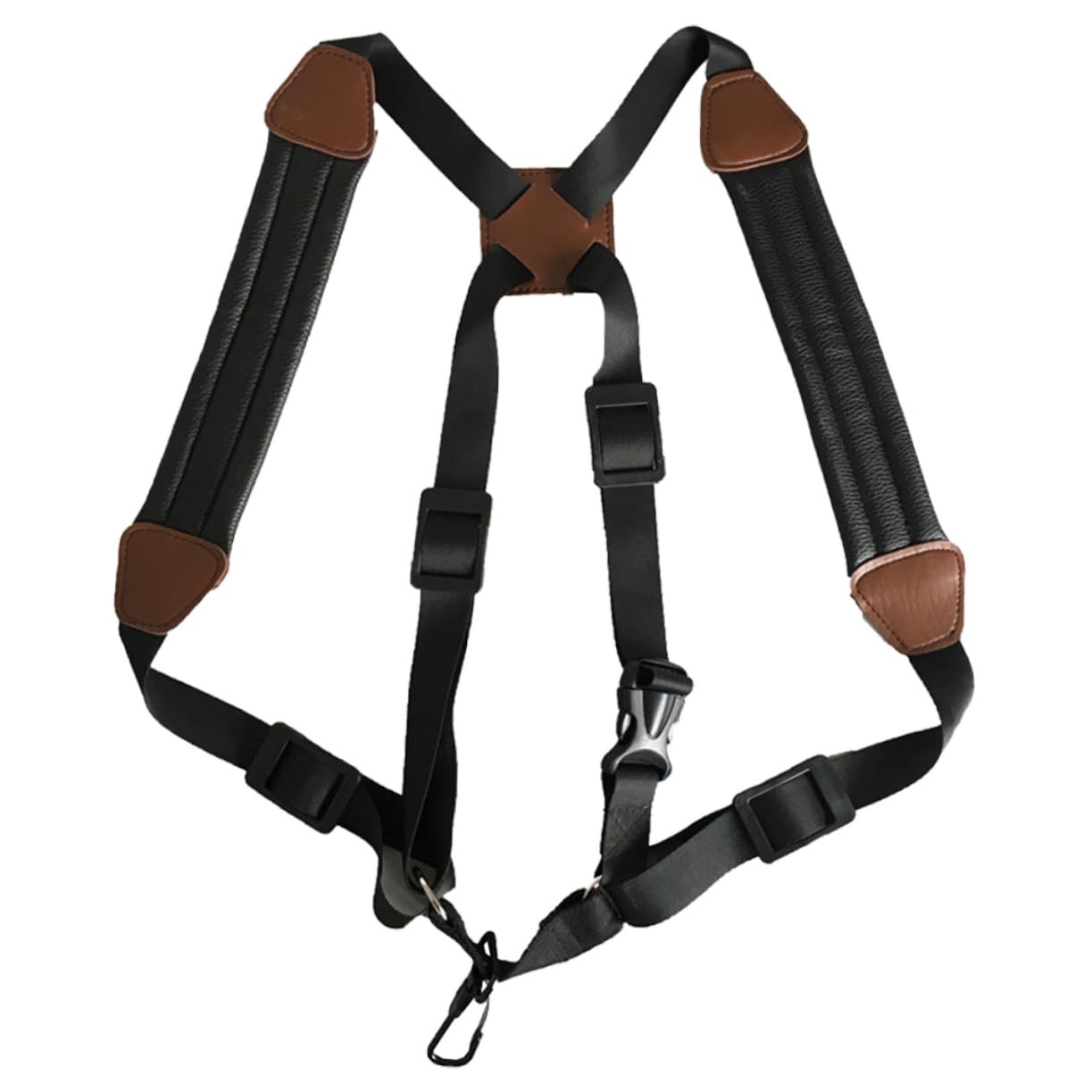 Abaodam 2pezzi Cintura Per Saxofono Con Doppia Spalla Comodo Per Adulto e Design Ergonomico Per Evitare Dolori Materiali Resistenti e Sicuri