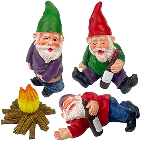 Gnomos de Jardín Adornos de Jardin Gnomo Decoración Cover
