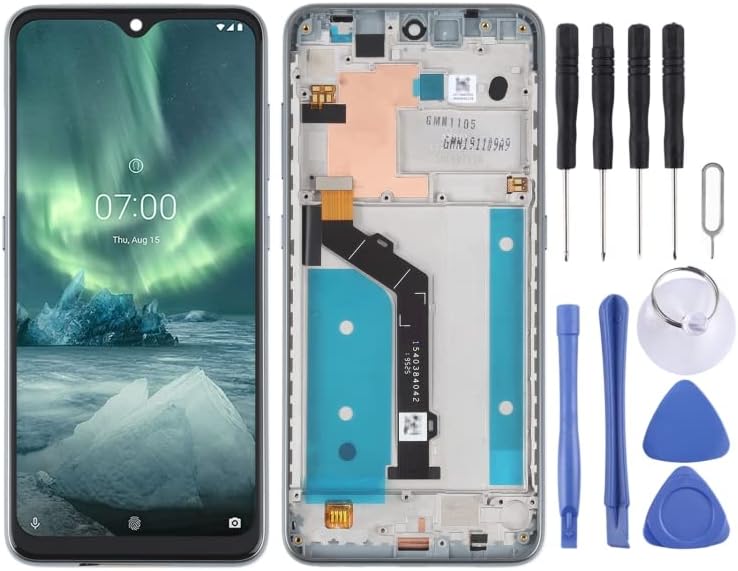 LCD Screen for Nokia 7.2/6.2 Digitizer Full Assembly with Frame
