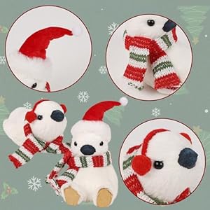 winemana 2 Pack Christmas Decorations Indoor, Penguins Tabletop Ornament with Hat Scarf for Xmas Home Decor, Penguin Gifts Holiday Figurines for Mantel Office Desk Centerpiece winemana 2 Pack Christmas Decorations Indoor Penguins Tabletop Ornament with Hat Scarf for Xmas Home Decor Penguin Gifts Holiday Figurines for Mantel Office Desk Centerpiece