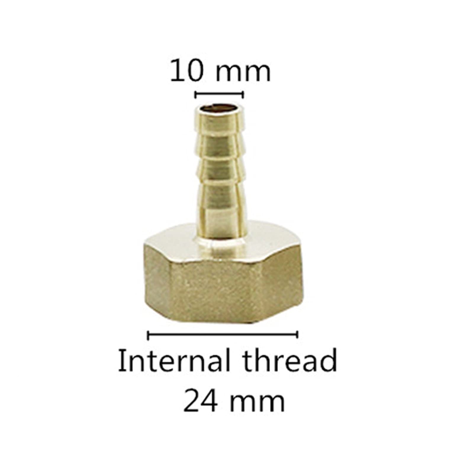 Raccord de tuyau d'arrosage 3/4" Fileté 8-19 mm Raccord de tuyau cannelé Raccord de tuyau d'irrigation Raccord de tuyau d'aquarium 30 pièces