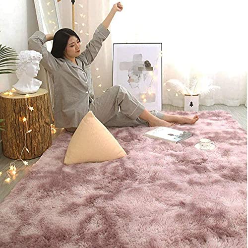 Tapis lavable antidérapant en peluche violette de qualité supérieure, format 100x200 - 6