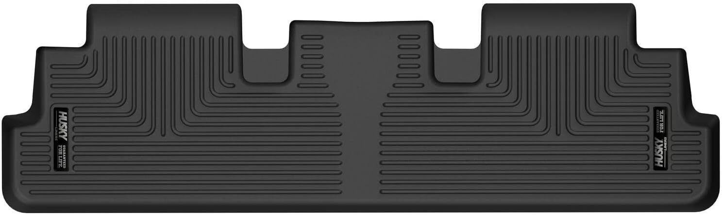 Husky Liners X-act Contour Floor Mats | Fits 2022-2025 Nissan Pathfinder & Infiniti QX60 | 2nd Row, 1-pc Black - 51351