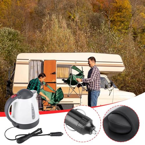 Hervidor eléctrico portátil de 1 litro 12V para auto miniatura 2