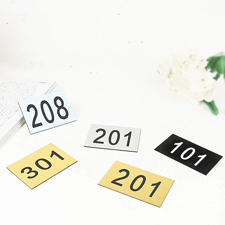 Amazon Co Jp 大量注文承ります 表札 格安表札 アクリル表札 コインロッカープレート ナンバープレート 4 6 5cm 簡単 貼る だけ レーザー彫刻 ドア 部屋番号 ルーム オフィス ホテル 白 黒文字 Diy 工具 ガーデン