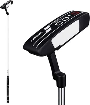 CRESTGOLF Golf Putter - Aluminium Alloy Shaft 2/1Pack Two-Way Adjustable Golf Putter, Ambidextrous Left/Right Hand Mini Golf Clubs, Premium Grip - for Adults & Juniors, Mini Golf & Practice