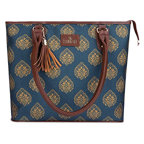 THE-CLOWNFISH-Percy-Printed-Handicraft-Fabric-Handbag-for-Women-Office-Bag-Ladies-Shoulder-Bag-Tote-For-Women-College-Girls