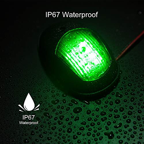 Sebnux Boat Navigation Light, Marine Navigation Lights, Bow Light For Boats Led. Ideal For Pontoon And Small Boat (Black) #TOP2