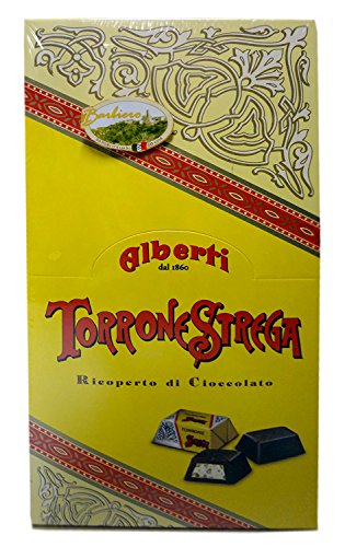 Torrone Strega Torroncino Mignon Strega, Piccoli Friabili Allo Strega Ricoperti Di Cioccolata Fondente - 96 Pezzi