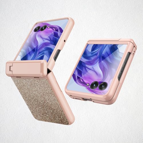 Étui de protection Motorola Razr 50 anti-rayure en cuir doré