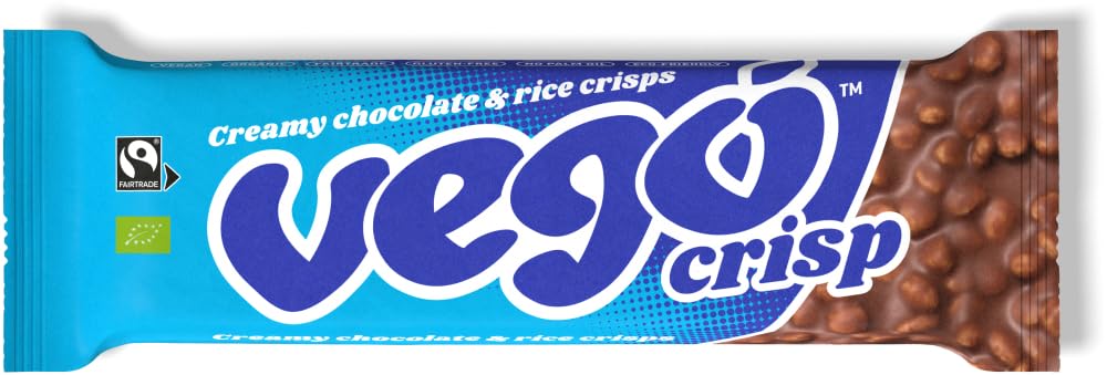 Vego Crisp Creamy Chocolate & Rice Crisps 18 x 40 g