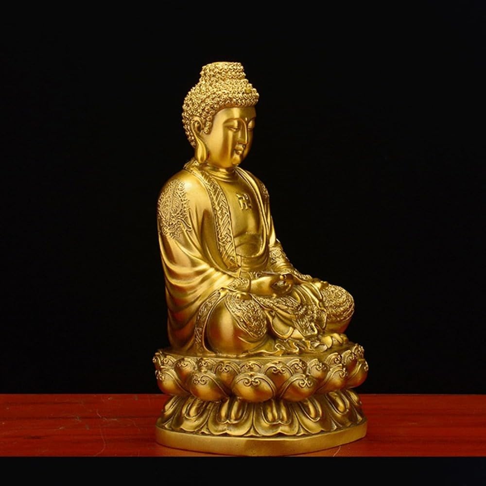 三面仏　真鍮　仏像　釈迦如来像　菩薩像　三蔵法師　大仏様　縁起物　神仏　置物 Amazon｜釈迦如来 仏像 三宝の仏像 阿弥陀仏 釈迦 薬師 置物 真鍮 如来