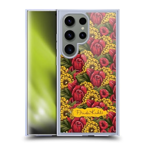 Coque Frida Kahlo pour Samsung Galaxy S24 Ultra coque en gel rouge compatible MagSafe officielle