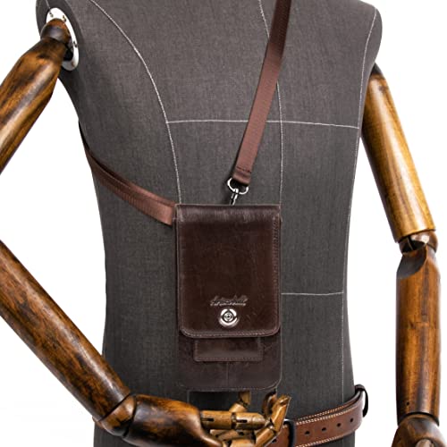 Ariscobull Leather Double Phone Holster For Belt Leather Flip Case For Iphone 14 14 Pro 13 Pro 13 12 Pro 12 11 Xr Galaxy S22 S21 S20 Premium Phone Leather Pouch With Protective Case (Coffee) #TOP6